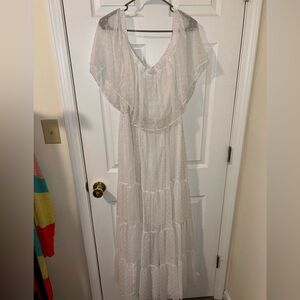 White Baltic Born Maxi Dress